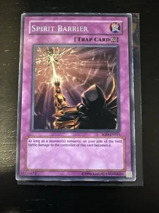 Yugioh! HP Spirit Barrier - SOD-EN051 - Rare - Unlimited Edition - Picture 1 of 4