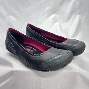 Zapatos informales sin cordones Keen Rivington Bailarina CNX Ballet 8,5 Cuero negro - Imagen 1 de 9