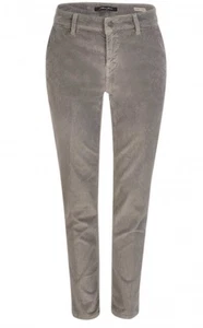 MAVI Pantaloni chino da donna pantaloni di velluto SELINA vita media, grigio cord, W30 L29 - Foto 1 di 3