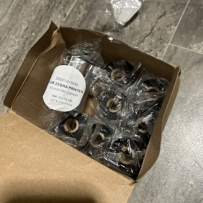 9 rollos 4,33 x 1476/110 mm x 450 m cera mejorada con resina cinta de transferencia térmica cebra Foto 1 de 4