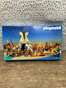 Vintage Playmobil 3733 Native American Indian Camp New/Open Box - Picture 1 of 5