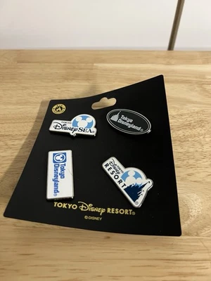 2024 Tokyo Disneyland & Tokyo DisneySea Logo pins - Image 1 of 2