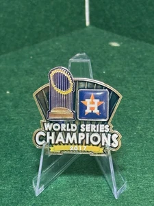2017 Houston Astros World Series Champions Commemorative Pin - With Case - Picture 1 of 2