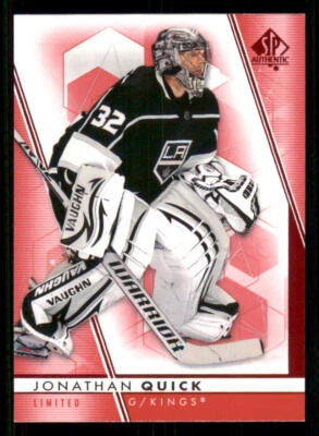 2022-23 SP Authentic Limited Red #74 Jonathan Quick - Image 1 of 2