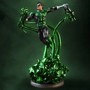 Green Lantern Sculpture(300mm)/3D Printed/Unpainted/Unassembled/Creative Geek - Picture 1 of 4