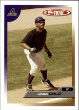 2005 Topps Total Arizona Diamondbacks Baseball Card #546 Jose Cruz Jr.