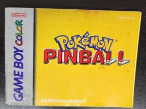 No Game - Pokemon Pinball INSTRUCTION MANUAL Book GAMEBOY COLOR Game Boy GBC - Picture 1 of 2