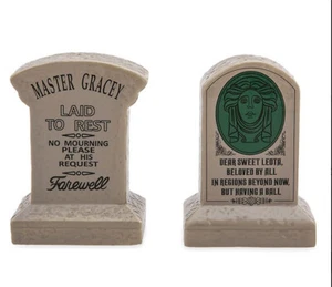 Disney Parks Haunted Mansion Grabstein Salz & Pfefferstreuer NEU - Bild 1 von 1
