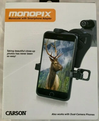 MONOPIX Carson Monocular W/ Smartphone Adapter MP-842IS | 8 x 42 mm (CS) - Image 1 of 3