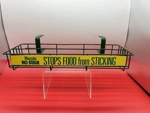 Vintage Mazola NO Stick Graphic Country Store Display Rack Food Advertising NOS - Picture 1 of 5