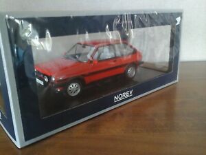 FORD Fiesta XR2 rouge de 1981 NOREV 1/18e 182741 neuf