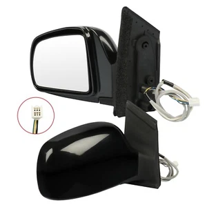 Power Heated Mirrors For 1998-2003 TOYOTA SIENNA LH&RH Side Black Foldaway - Picture 1 of 5