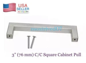 5 Pc Brushed Satin Nickel Cabinet Hardware Pulls Knobs Handles Kitchen Hardware - Picture 1 of 8