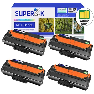 4PK MLT-D115L Toner Cartridge For Samsung Xpress SL-M2870 SL-M2870FD SL-M2870FW - Afbeelding 1 van 24