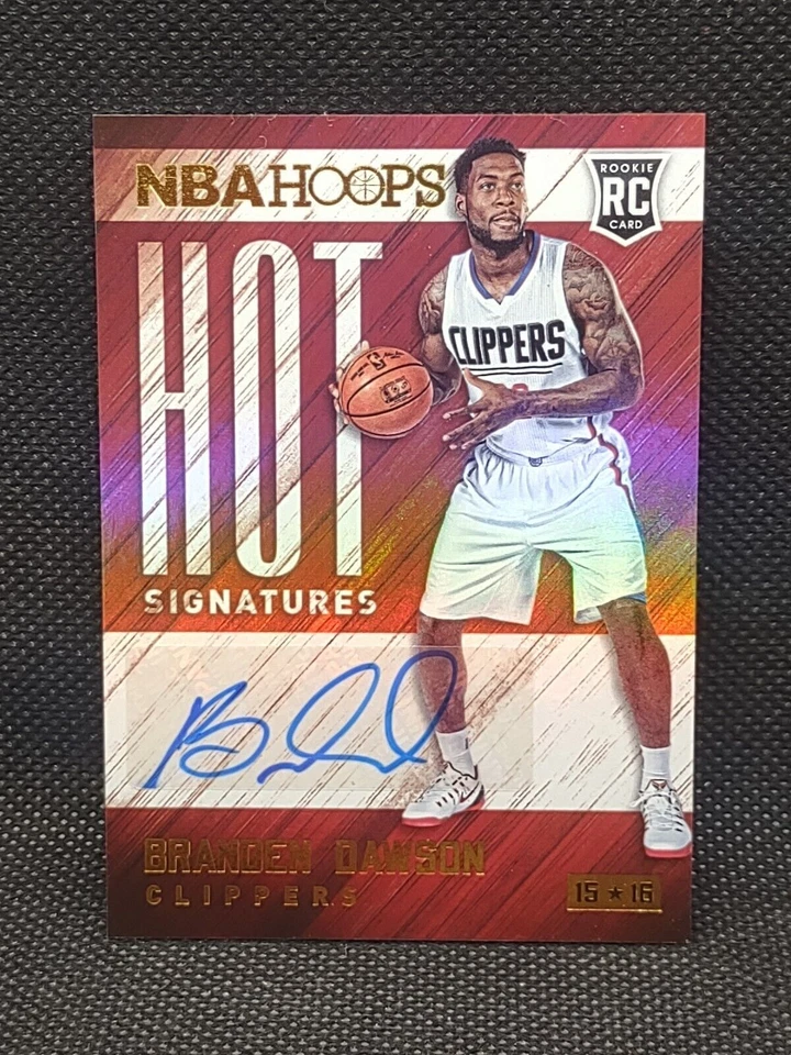 Tarjetas insertadas de firma Hot Hoops 2015-16 (tú eliges) Foto 1 de 1