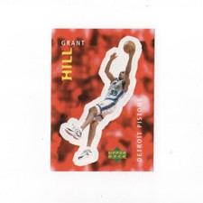 Grant Hill #226 1997-98 Upper Deck European Stickers Detroit Pistons NBA