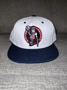 Mitchell & Ness Boston Celtics White, Red, Navy Blue Adjustable Snapback Hat Cap - Picture 1 of 11