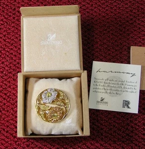 Broche prendedor Harmony edición anual Swarovski 2001 "Jardín de la tranquilidad" con certificado de autenticidad - Imagen 1 de 4