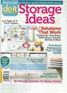 DO  IT  YOURSELF,   ISSUE, 2015 (  STORAGE IDEAS * FINALLY SOLUTIONS THAT WORK ) - Bild 1 von 1