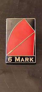 6 MARK VINTAGE DARTS LAPEL PIN HAT/SHIRT COLLECTABLE PINBACK - Picture 1 of 4