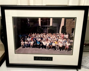 12" x 19" Framed Photo of AAGPBL Players At 60th Reunion in Cooperstown NY - Picture 1 of 7