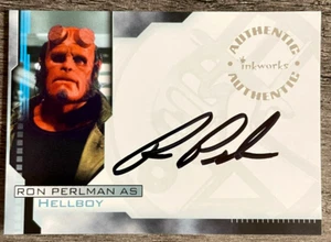 2004 Inkworks Hellboy Ron Perlman Signed Authentic On Card Autograph - Picture 1 of 5