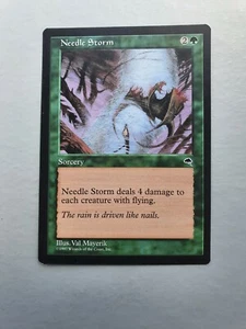 Needle Storm, MTG Tempest (1997) Uncommon Green Sorcery VNM - Picture 1 of 2