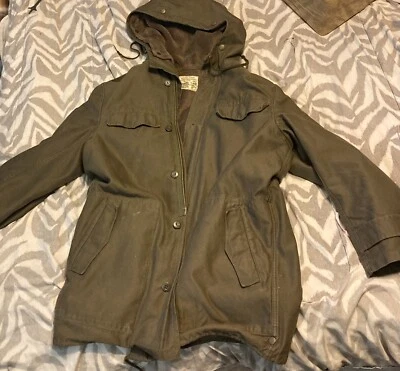 Chaqueta verde militar del ejército alemán Schwarz Passau 1982 vintage envejecida Foto 1 de 4