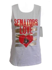 NEW-MENDED Ottawa Senators Youth Girls Medium M 10-12 Adidas Tank Top Shirt - Picture 1 of 8