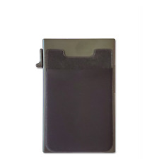 Tony Perotti Black Push-button RFID Metal pocket wallet credit cards