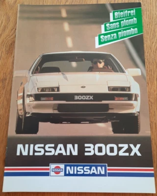 NISSAN 300ZX car sales brochure from Switzerland, 1985, multi-language catalogue - Image 1 of 4