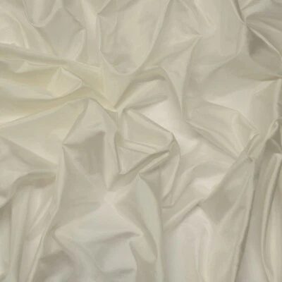 Ivory Tissue Taffeta Silk, 100% Silk Fabric By the Yard, 44" Wide (TS-7302) - Image 1 of 3
