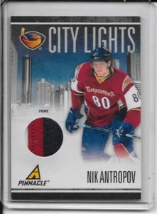 2010-11 Pinnacle Nik Antropov City Lights Prime Jersey # 18 #d 08/25 - Picture 1 of 2