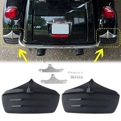 Trike Rear Fender Accents Mud Flaps Fit For Harley Tri Glide FLHTCUTG 2011-2023 - Image 1 of 4