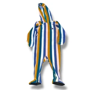 Patagonia Infant Baby Micro D Bunting One Piece Hooded Fleece Sz 6-12 Months - Picture 1 of 10
