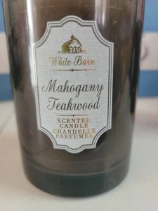 Bath and Body Works White Barn Mohagoni Teakholz Duftkerze 6,3 Oz. NEU - Bild 1 von 7