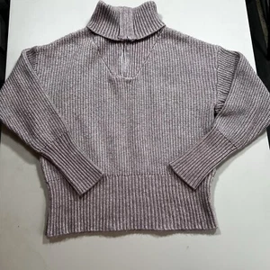 Suéter Grande Cuello Tortuga con Cremallera Cupcakes y Cachemira Años 80 Acogedor Tranquilo Lujo - Imagen 1 de 7