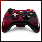 Official Xbox 360 Wireless Pad Gears Of War 3 Video Game Controller Red
