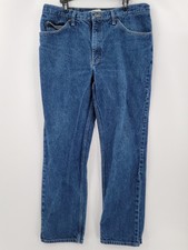 Lee Regular Fit Jeans Mens Size 38x32 Color Blue 5 Pocket Straight Dark Casual