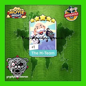 Mono_poly_Go! - THE M-TEAM - 5 Star Sticker - Movie Night Album - Fast Delivery - Picture 1 of 1