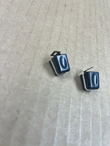 Black Heater and AC Control Fan Lever Knobs 1987-1991 F150 F250 F350 Bronco 2 ct - Picture 1 of 12