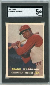 1957 Topps Set-Break # 35 Frank Robinson Rookie SGC 5 CENTERED!!!! LOOKS NICER!! - Picture 1 of 2
