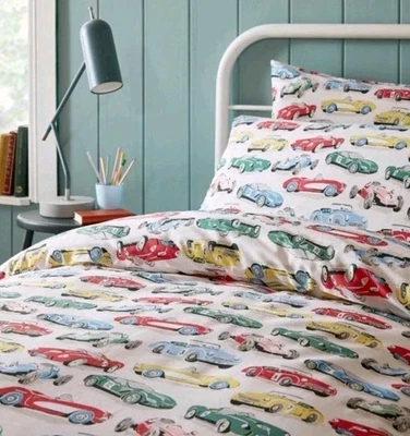 new Cath Kidston vintage Cars double Duvet & Pillow Case set - brand new  - Image 1 of 4