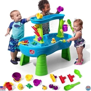 Toddler Water Table Playset with Accessories - Outdoor Sensory Fun for Ages 1.5+ - Picture 1 of 6