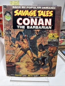 Savage Tales #2 1973 Conan el Bárbaro Marvel Vintage John Buscema Cubierta - Imagen 1 de 2