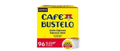 cCafe Bustelo Keurig Caf Bustelo Single Serve Pods, Espresso Roast, Classic 96ct - Image 1 of 4