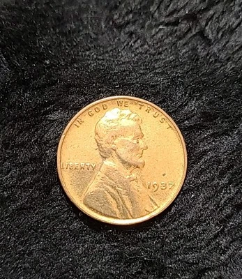 1937 Wheat Proof Penny RD DOO DDR Error Wheat Pennies - Image 1 of 4