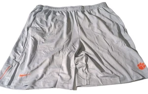 Clemson Tigers Nike Dri-Fit XL Hombres Jogger Gris Fútbol Pantalones Cortos con Bolsillos Nuevo con Etiquetas - Imagen 1 de 6