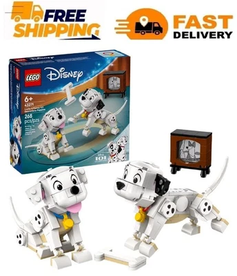 LEGO Disney Lucky & Penny 101 Dálmatas Cachorros Juego de Construcción, 268 piezas. Foto 1 de 4