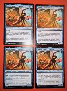 4X SPIELSET: MTG: SPIDER-MAN, BEETLE, LEGACY CRIME, REGULAR FINISH, 0026, NM - Bild 1 von 2